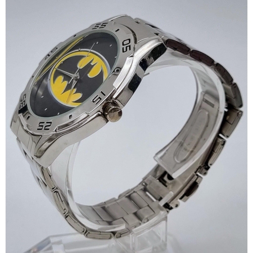 140 - A BATMAN, gents, stainless steel watch, in excellent condition and perfect working order with new ba... 