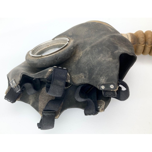 477 - A 1940's  AVON ELEPHANT STYLE CHEMICAL WAR GAS MASK.  A/F