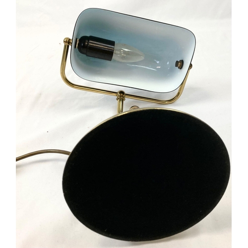 484 - A 1950'S RETRO DESK LAMP. 35cms tall  18cms base diameter.