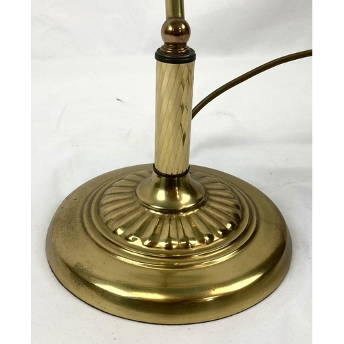 484 - A 1950'S RETRO DESK LAMP. 35cms tall  18cms base diameter.