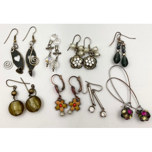 984 - An Eclectic Mix of Over Twenty Pairs of Earrings.