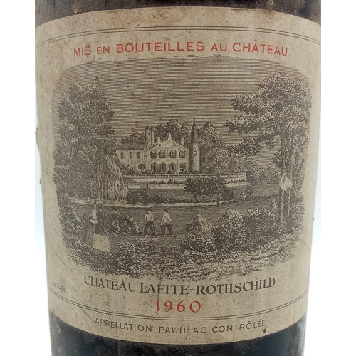 246 - A Rare Bottle of 1960 Chateau Lafite Rothchild Red Wine.
From the Pauillac region. 75cl.