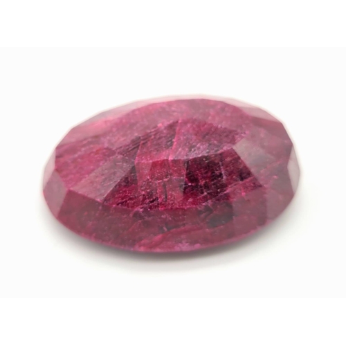 272 - 506.75 Ct Ruby , Oval Shape, GLI Certified