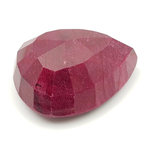 328 - 581.25 Ct Ruby, Pear Shape, GLI Certified