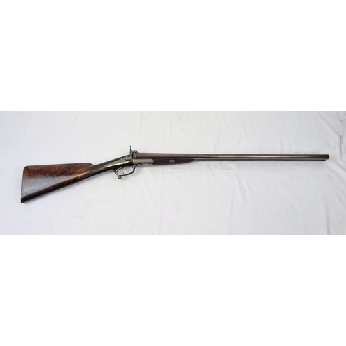 26 - A Double-Barrel Shotgun by John Blanch and Son of 29 Gracechurch Street, London. 14 bore rotary unde... 