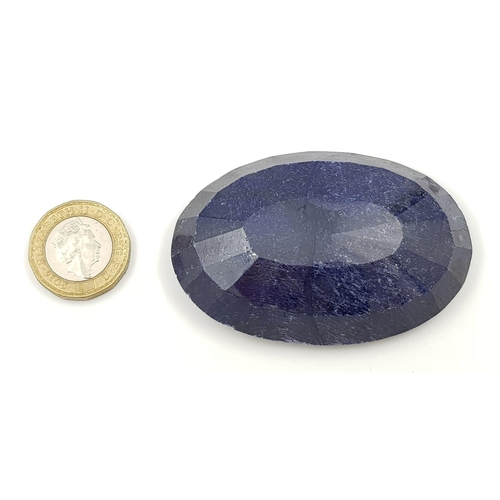 307 - 535.80 Ct Blue Sapphire, Oval Shape, GLI Certified