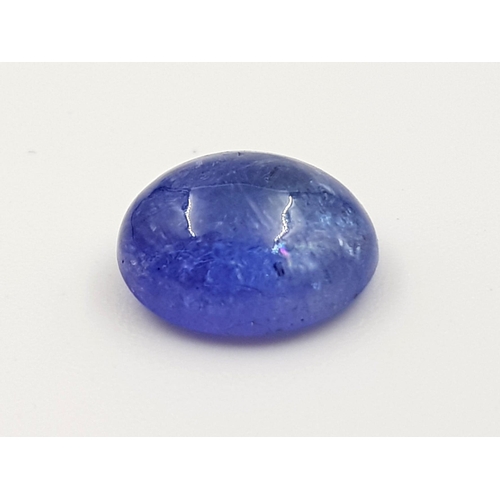 979 - 2.20 Ct Cabochon Tanzanite, Oval Shape, GLI Certified