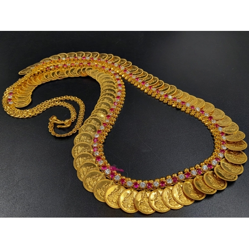 2 - A LARGE MIXED LOT OF GOLD JEWELLERY TO INCLUDE:  6 X 22K GOLD NECKLACES  192.9gms
6 X 22K GOLD CHAIN... 