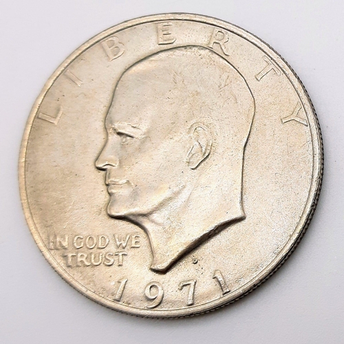 441 - A 1971 U.S. LIBERTY SILVER DOLLAR.  22.6gms