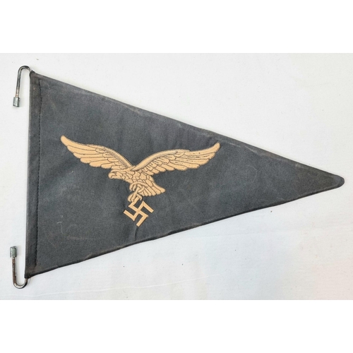 320 - Nazi German Kriegsmarine Car Pennant 32cm length