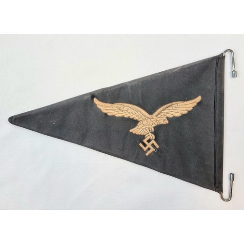 320 - Nazi German Kriegsmarine Car Pennant 32cm length