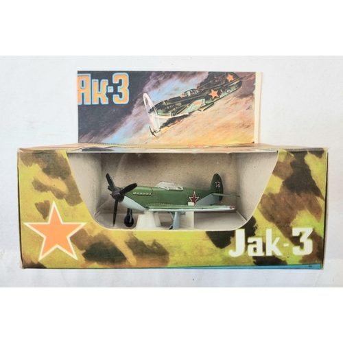 247 - Vintage Boxed Russian Jak-3 (1941-45) Diecast Plane in original Box