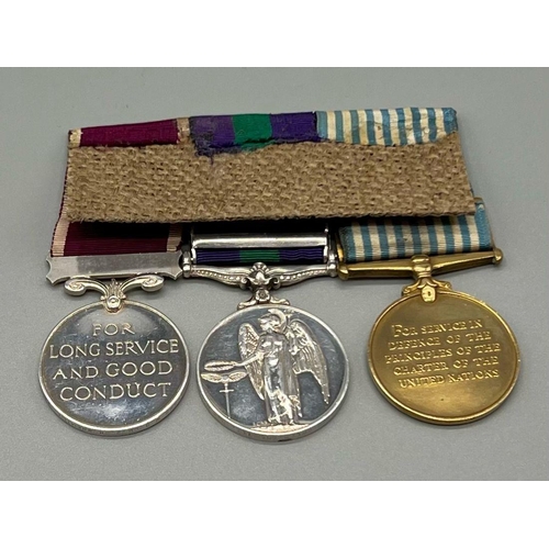 260 - A UNITED NATIONS MEDAL FOR KOREA , GENERAL SERVICE MEDAL 1918 WITH 