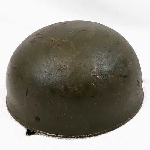 267 - A POST WAR PARATROOPERS HELMET(HSAT) MK II WITH LINER AND MAKERS MARK