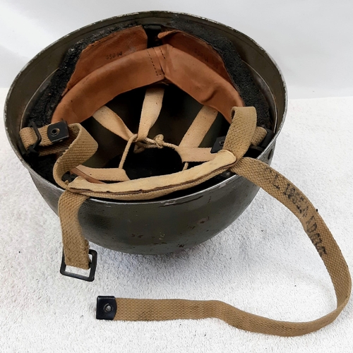 267 - A POST WAR PARATROOPERS HELMET(HSAT) MK II WITH LINER AND MAKERS MARK