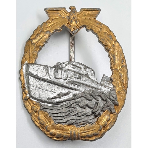 520 - A Reproduction German Kriegsmarine Metal Badge. 5.5cm length