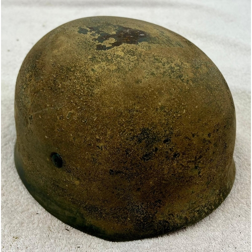 58 - A Very Rare, Original WW2 German Fallschirmjager (paratrooper) Helmet. Inner helmet lining has possi... 