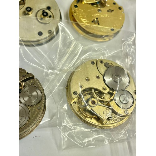 276 - Antique & vintage pocket watch movements , verge , Illinois etc