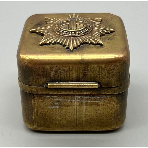 502 - WW1 British Coldstream Guards Officers Mobile Ink Well. Just imagine what reports and orders have be... 