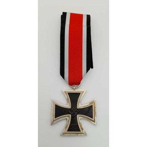 264 - 3rd Reich Iron Cross 2nd Class. Very good condition in original packet of issue. Correct ribbon leng... 