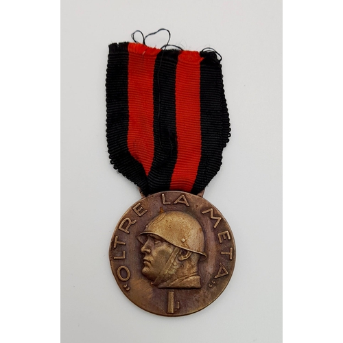 523 - Italian Fascist “Octra La Meta” Medal circa 1936.