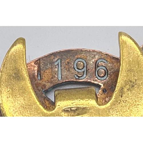 533 - WW1 Old Contemptibles Association Lapel Pin. Worn by those who served between Aug 5th-Nov 22nd 1914