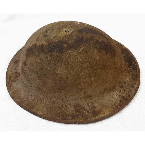 199 - WW1 Somme Barn Find British Brodie Helmet. In as found condition. A nice honest piece.