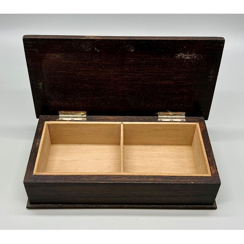 237 - WW2 German Card Box with Hermann Göring’s Personal Staff Eagle on the lid.