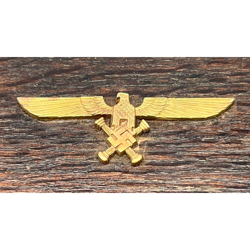 237 - WW2 German Card Box with Hermann Göring’s Personal Staff Eagle on the lid.