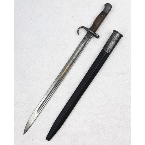 31 - Hooked Quillion 1907 Pattern Bayonet Dated 1911. Maker Enfield. Unit Marked to the Surrey Yeomanry. ... 