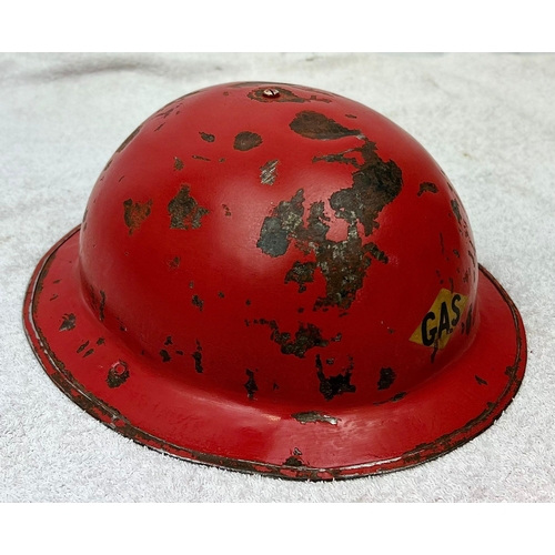 323 - WW2 Home Front Gas Company Helmet.