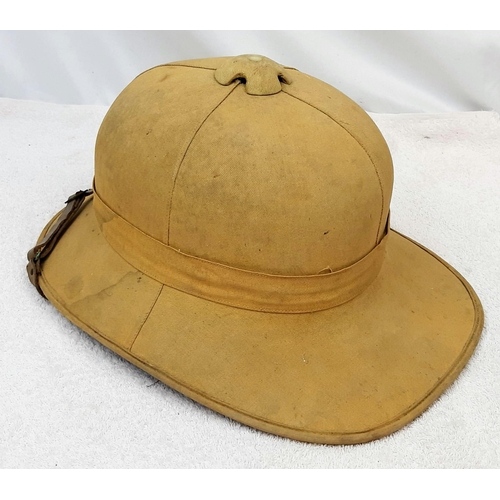 355 - 1942 Dated British Officers Tropical Pith Helmet