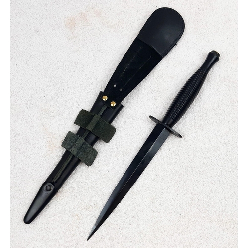 362 - Current Day Commando Dagger with the Royal Marine Commando Logo etched onto the blade.