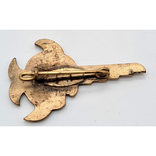 509 - WW2 Kriegsmarine Flotilla Badge/Lapel Pin.