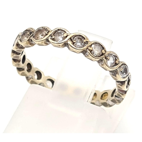 487 - Five Different Styled 925 Silver Banded Rings.