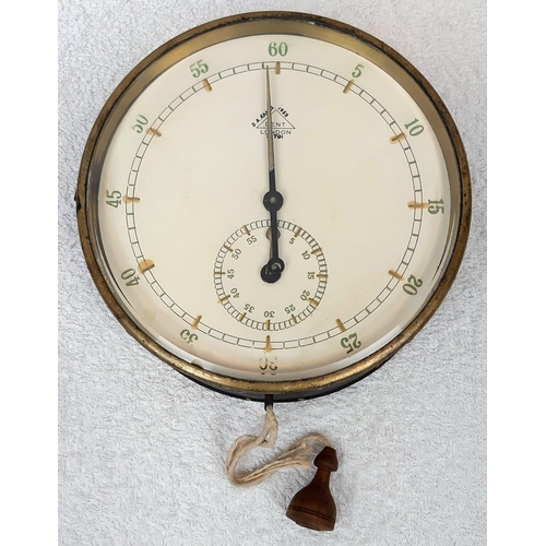 40 - An Incredibly Rare Dent of London 1959 Large Pull String Stop Watch! Marking on dial of D.A. Rands. ... 