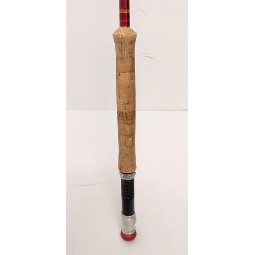 248 - A very rare coarse fishing, 3 section split cone rod by Oliver, marked 'special' and sold by J.Pales... 