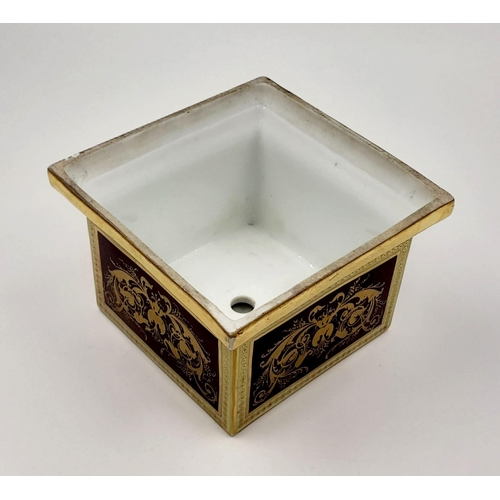 1063 - Two Daniel Style Plinth Bases, 12x12cm each