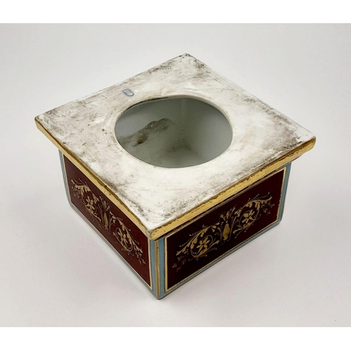 1063 - Two Daniel Style Plinth Bases, 12x12cm each