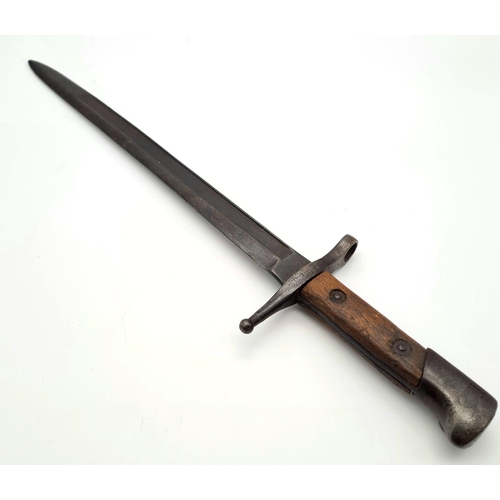 335 - WW1 Italian M1891 Carcano Bayonet No Scabbard.