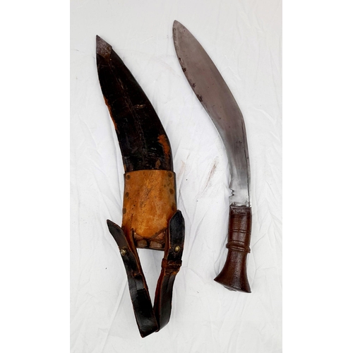 511 - WW1 Gurkha Kukri Knife Complete with the Karda + Chakmak Knives.