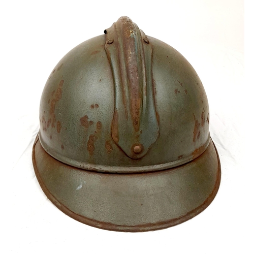 55 - WW1 French 1915 Model Infantry Adrian Helmet.