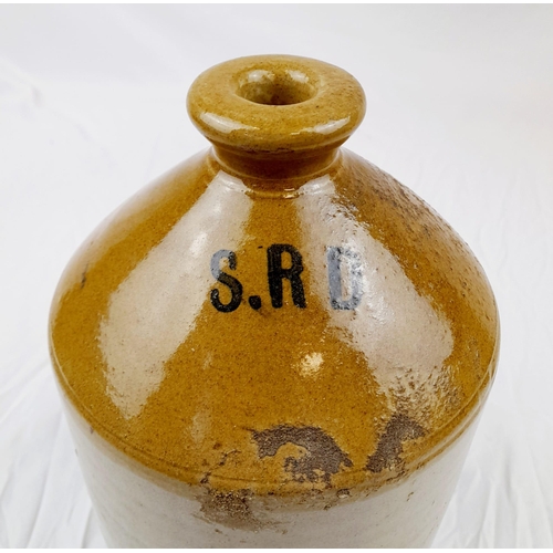 770 - WW1 British S.R.D Rum Jug Special Rations Dept. or “Soon Runs Dry” as the Soldiers Would Say.