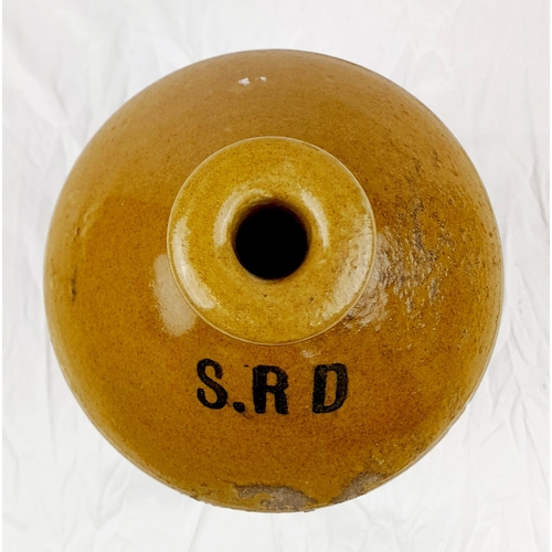 770 - WW1 British S.R.D Rum Jug Special Rations Dept. or “Soon Runs Dry” as the Soldiers Would Say.