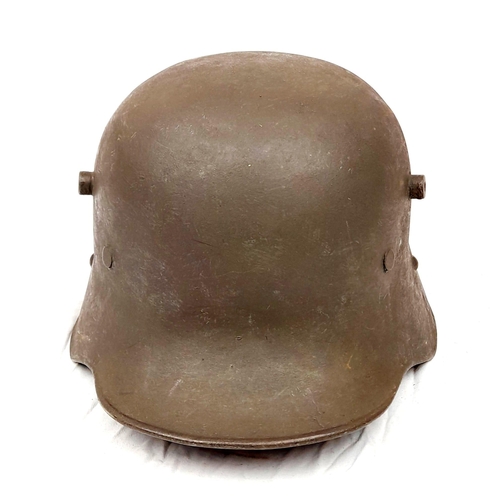 135 - WW1 German M18 Stahlhelm Helmet and Liner.