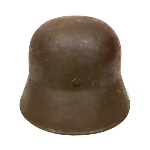 135 - WW1 German M18 Stahlhelm Helmet and Liner.