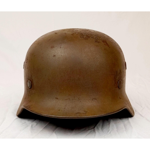 62 - WW2 German Luftwaffe M40 Helmet with Liner.