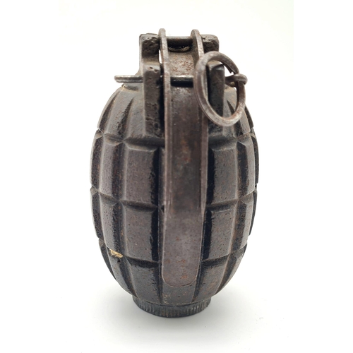 121 - WW1 British No.5 Mills Hand Grenade with Rare Lead Alloy Base Amazing Condition.