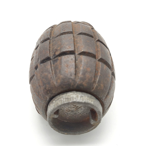 121 - WW1 British No.5 Mills Hand Grenade with Rare Lead Alloy Base Amazing Condition.