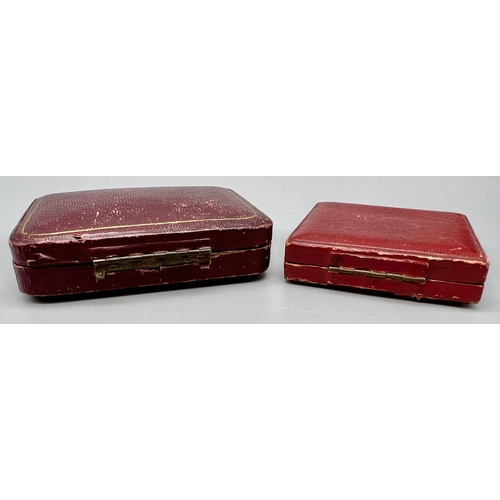 236 - Two replica WW2 Third Reich Medal Boxes (no contents)